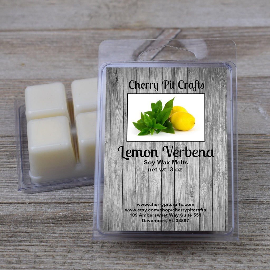 Lemon Verbena Soy Wax Melts - Get A Whiff @ Cherry Pit Crafts