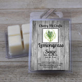Lemongrass Sage Soy Wax Melts - Get A Whiff @ Cherry Pit Crafts