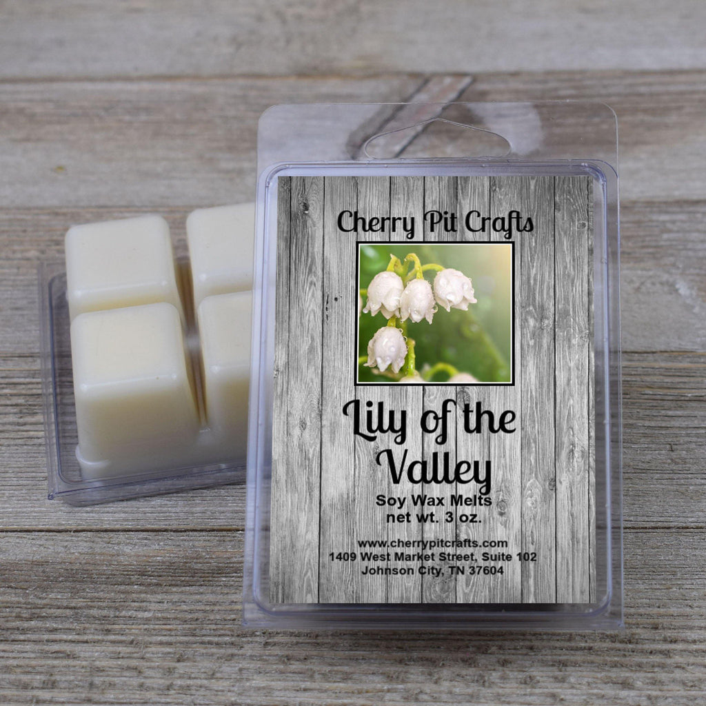 Lily of the Valley Soy Wax Melts - Cherry Pit Crafts