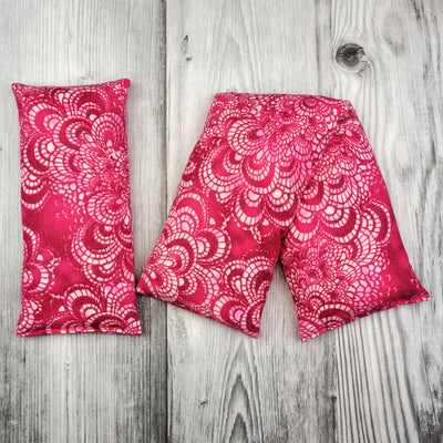 Cherry Pit Heating Pad - Magenta Tile Tie Dye - Cherry Pit Crafts