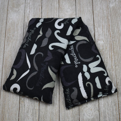 Cherry Pit Heating Pad - Moustaches - Get A Whiff @ Cherry Pit Crafts