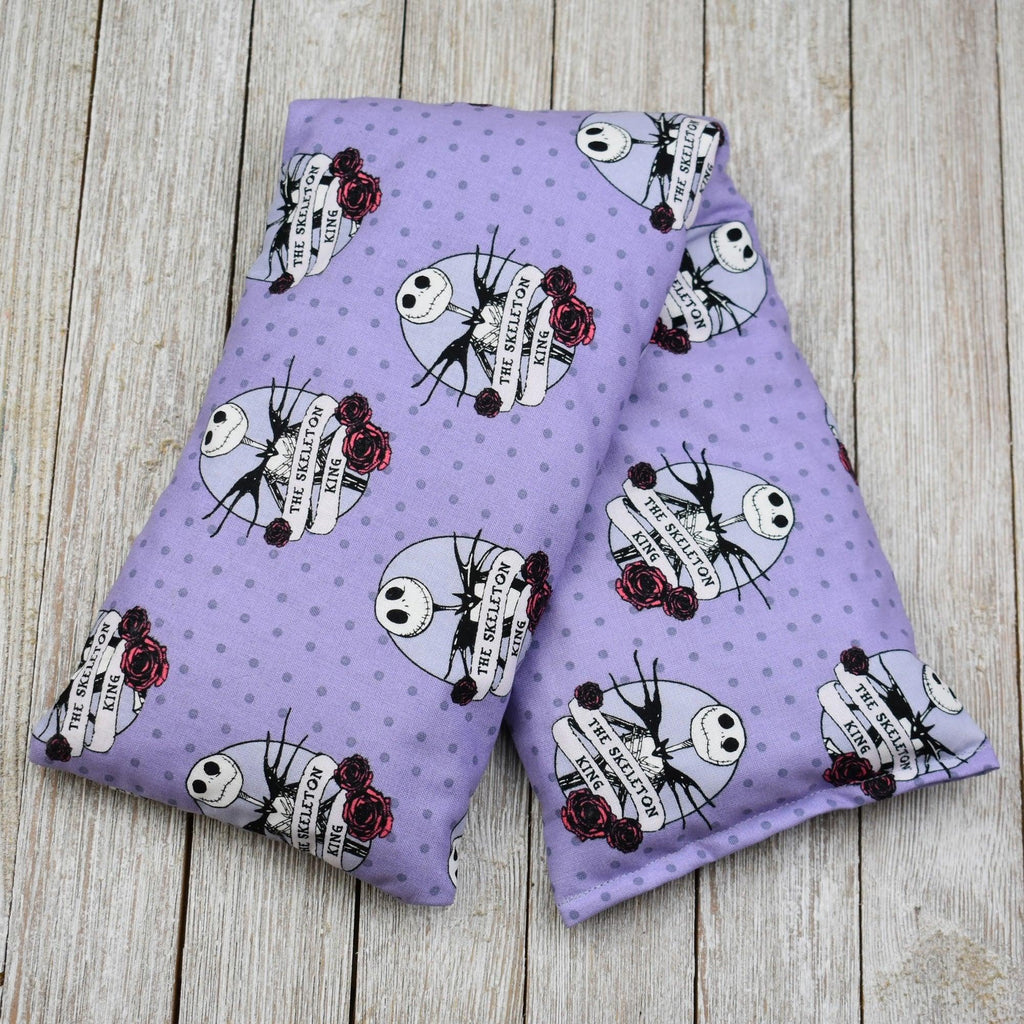 Cherry Pit Heating Pad - Nightmare Before Christmas - Jack Skeleton King - Get A Whiff @ Cherry Pit Crafts