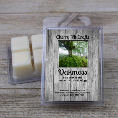 Oakmoss Soy Wax Melts - Get A Whiff @ Cherry Pit Crafts