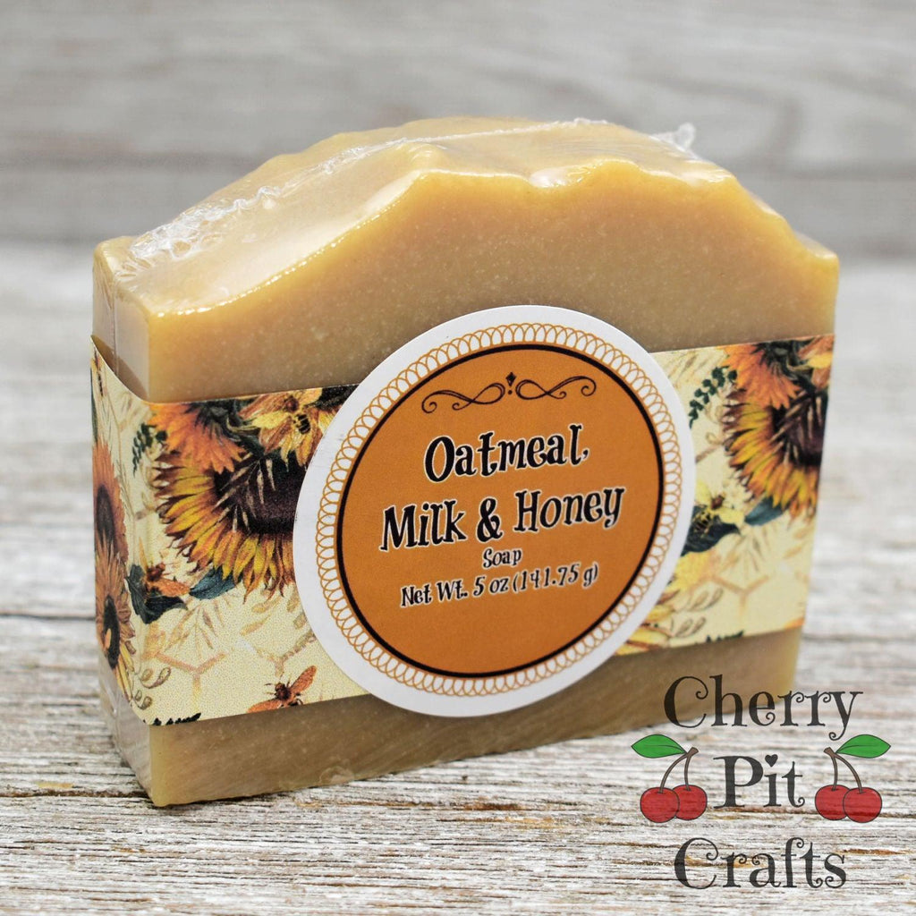 Colloidal Oatmeal, Milk & Honey Soap - Get A Whiff @ Cherry Pit Crafts