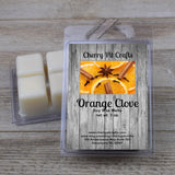 Orange Clove Soy Wax Melts - Get A Whiff @ Cherry Pit Crafts