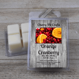 Orange Cranberry Soy Wax Melts - Get A Whiff @ Cherry Pit Crafts