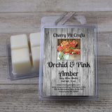Orchid & Pink Amber Soy Wax Melts - Get A Whiff @ Cherry Pit Crafts