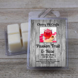 Passion Fruit & Rose Soy Wax Melts - Cherry Pit Crafts