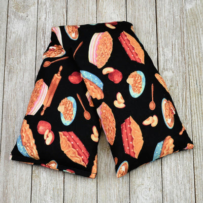 Cherry Pit Heating Pad - Pies on Black - Cherry Pit Crafts