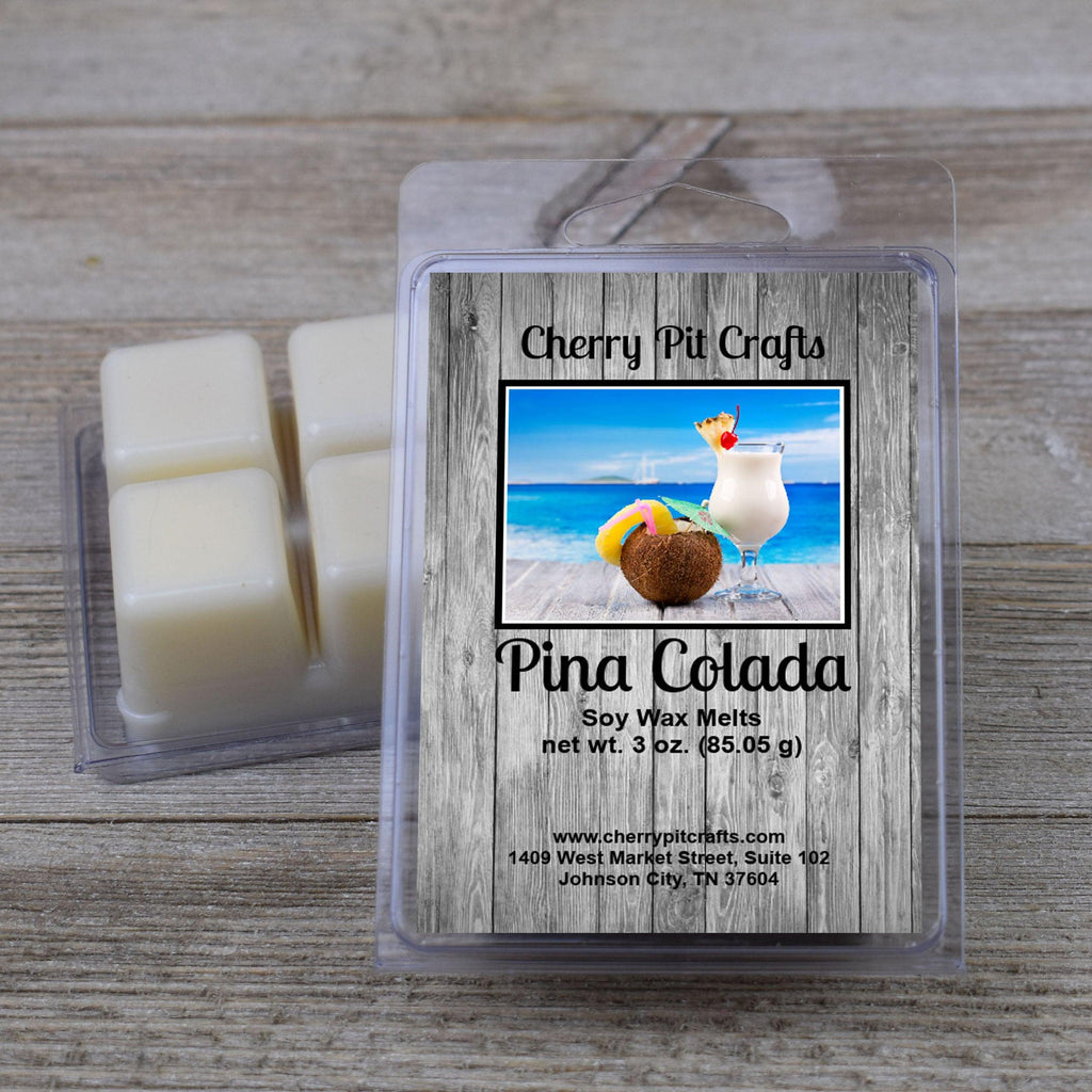 Pina Colada Soy Wax Melts - Get A Whiff @ Cherry Pit Crafts