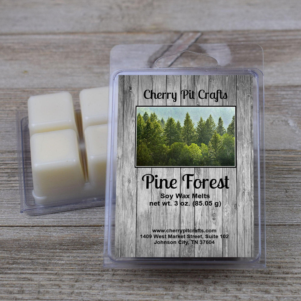 Pine Forest Soy Wax Melts - Get A Whiff @ Cherry Pit Crafts