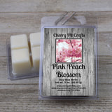 Pink Peach Blossom Soy Wax Melts - Cherry Pit Crafts