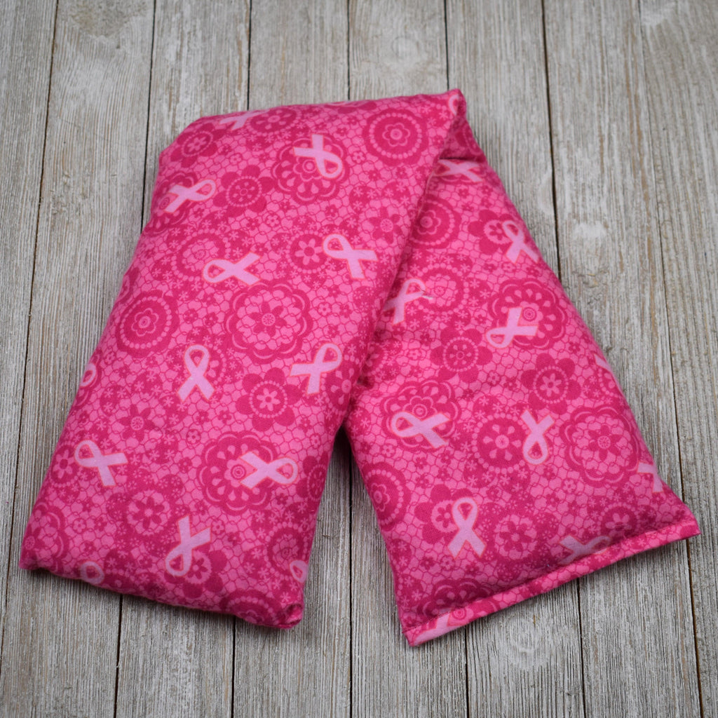 Cherry Pit Heating Pad - Pink Ribbon Lace - Get A Whiff @ Cherry Pit Crafts