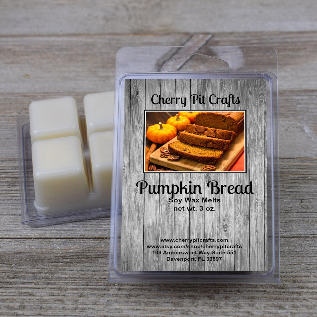 Pumpkin Bread Soy Wax Melts - Get A Whiff @ Cherry Pit Crafts