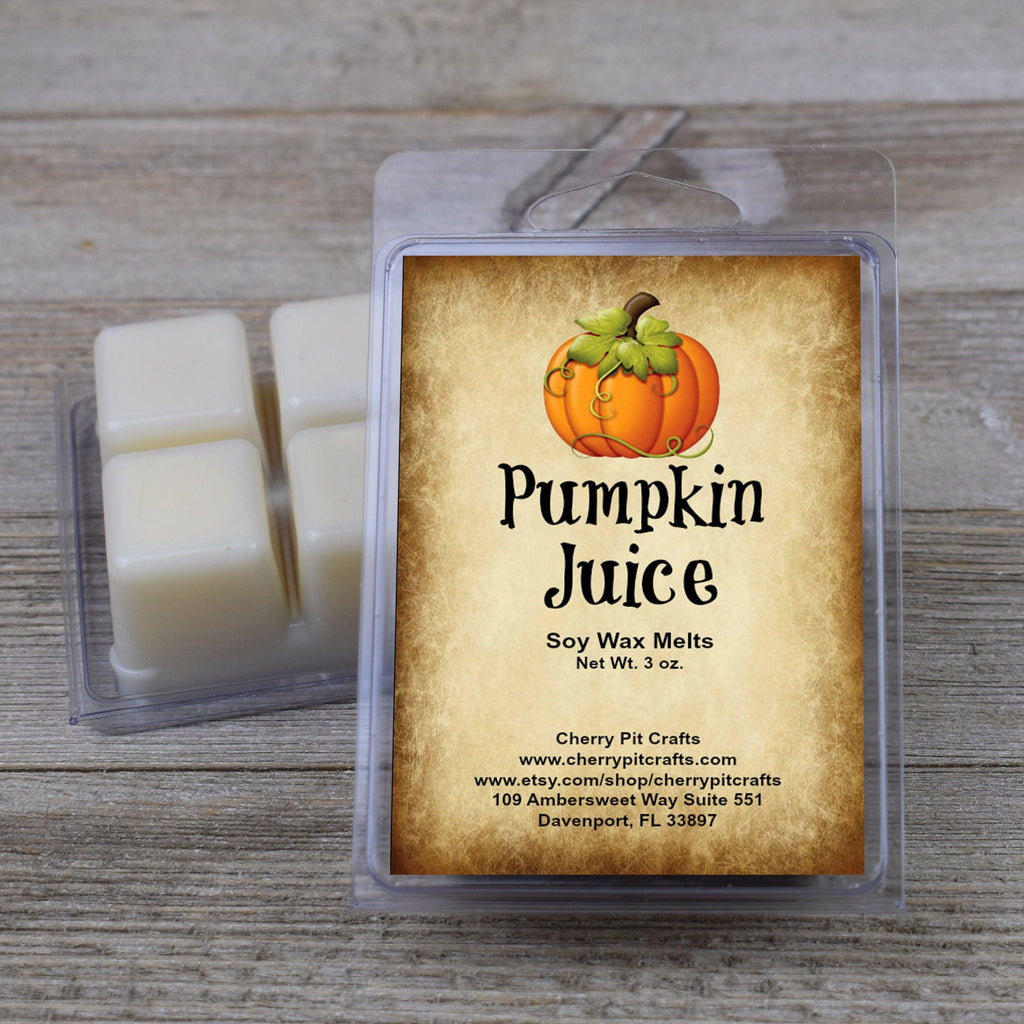 Pumpkin Juice Harry Potter Themed Soy Wax Melts - Get A Whiff @ Cherry Pit Crafts