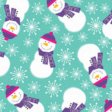 Cherry Pit Heating Pad - Purple Scarf Snowmen - Get A Whiff @ Cherry Pit Crafts