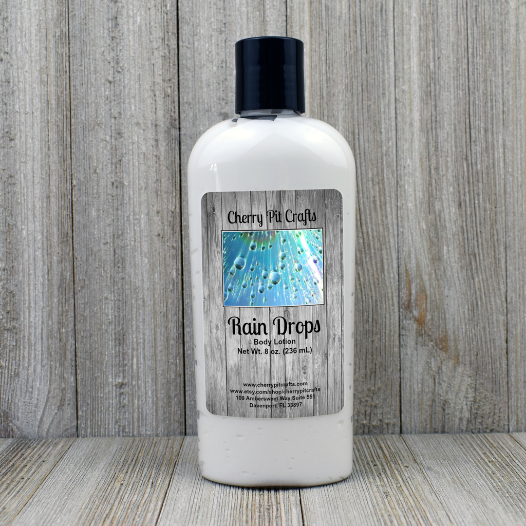 Rain Drops Body Lotion - Get A Whiff @ Cherry Pit Crafts