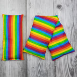 Cherry Pit Heating Pad - Rainbow Stripe - Cherry Pit Crafts