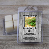 Rosemary & Mint Soy Wax Melts - Cherry Pit Crafts