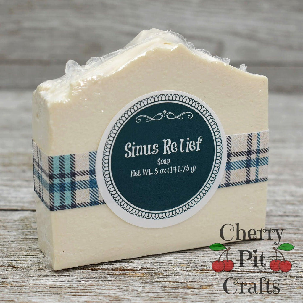 Sinus Relief Soap - Get A Whiff @ Cherry Pit Crafts