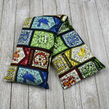 Cherry Pit Heating Pad - Stained Glass Houses - Harry Potter - Cherry Pit Crafts