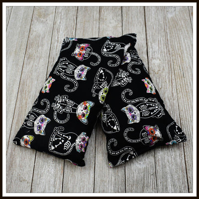 Cherry Pit Heating Pad - Sugar Skull Cats - Get A Whiff @ Cherry Pit Crafts