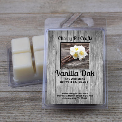 Vanilla Oak Soy Wax Melts - Get A Whiff @ Cherry Pit Crafts