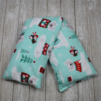 Cherry Pit Heating Pad - Winter Polar Bears - Get A Whiff @ Cherry Pit Crafts